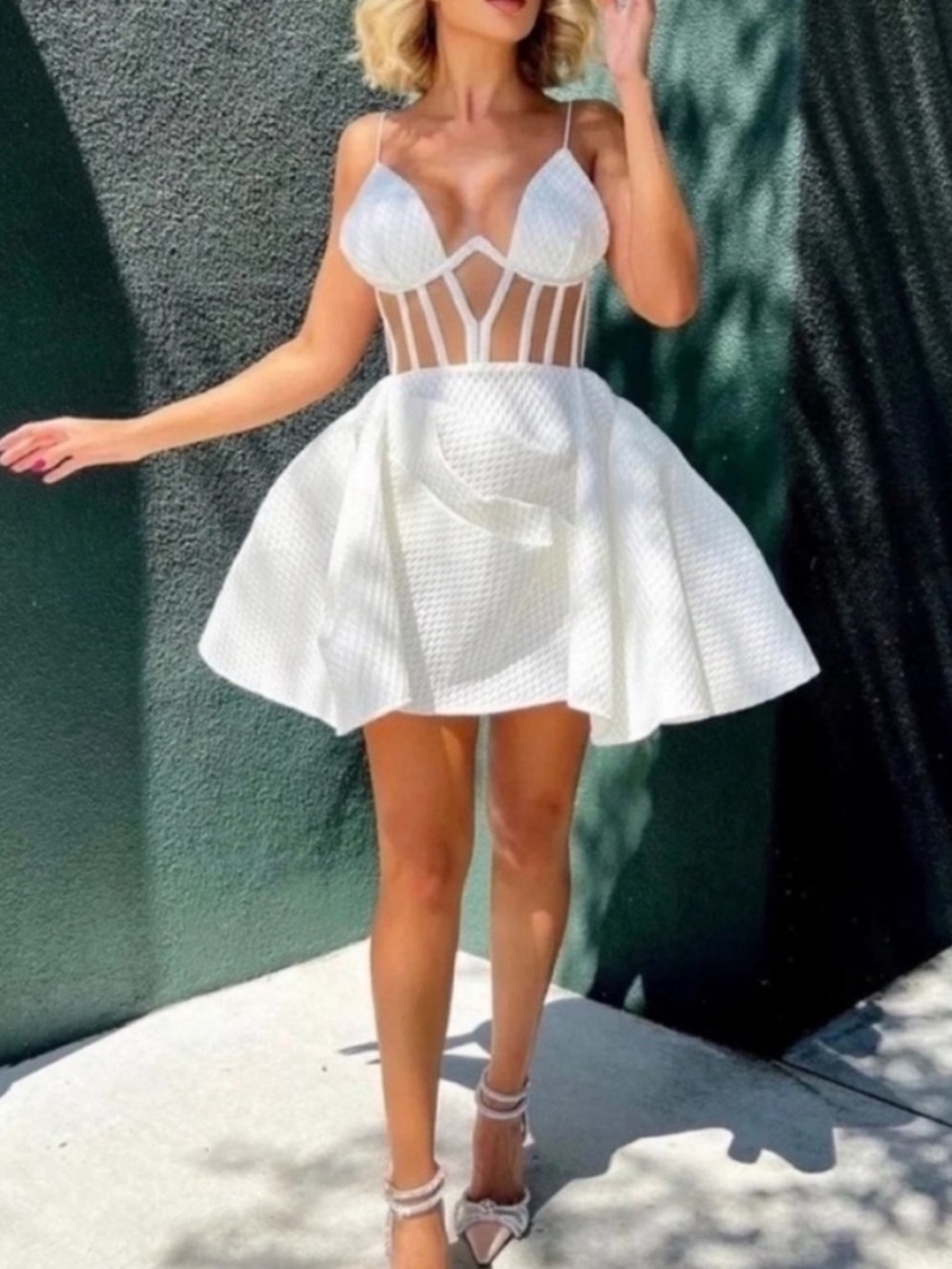 Eliya The Label Addison Mini Dress White